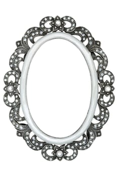 Gem-encrusted frame