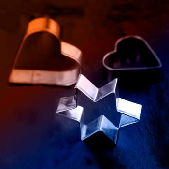 Star molds backlit