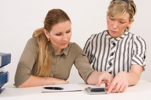 business team working