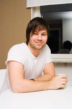 young confident man portrait