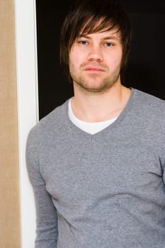 young confident man portrait