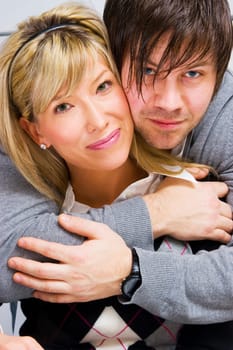 happy loving couple