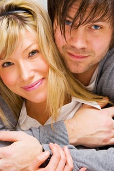 happy loving couple