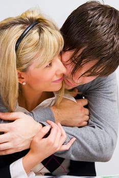 happy loving couple