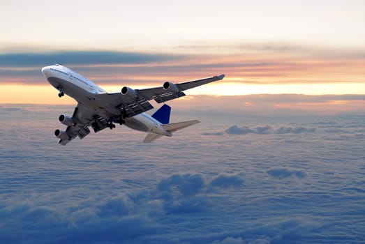 Above the clouds
