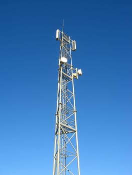 Pylon with antennas