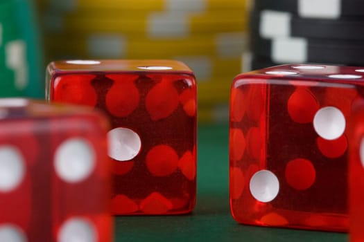 Cube close up