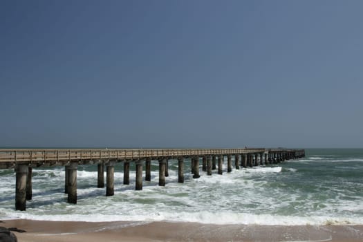 Pier in Swakopmund,Namibia