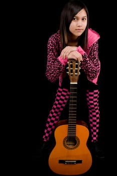Girl with guitar