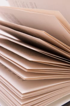 book pages