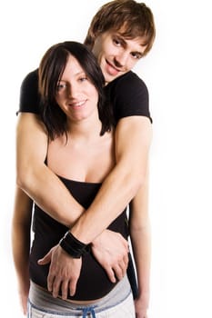happy loving couple