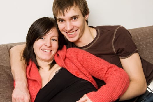 young happy couple