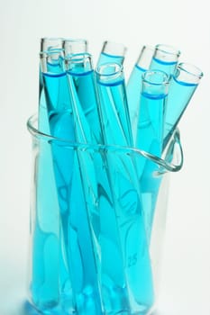 blue liquid