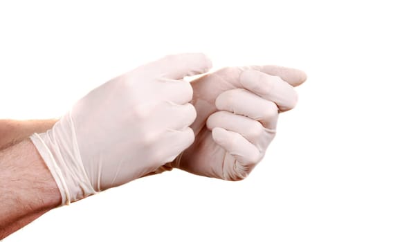 Rubber gloves