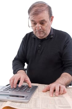Pensioner does the math
