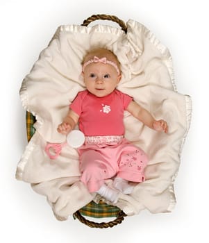 baby in a basket