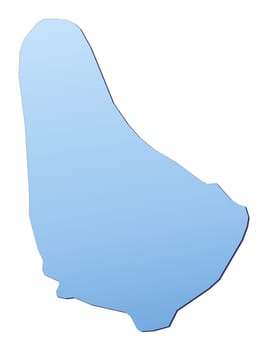 Barbados map