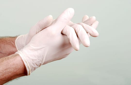 Rubber gloves
