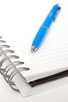blue pen