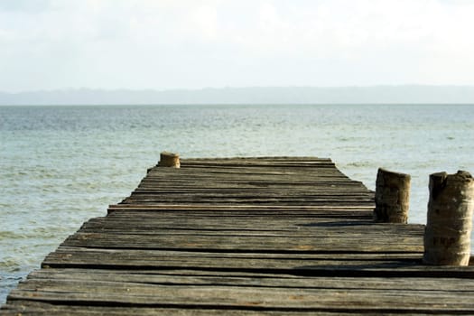 Jetty into the sea