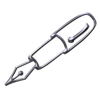 Silver Fountain Pen