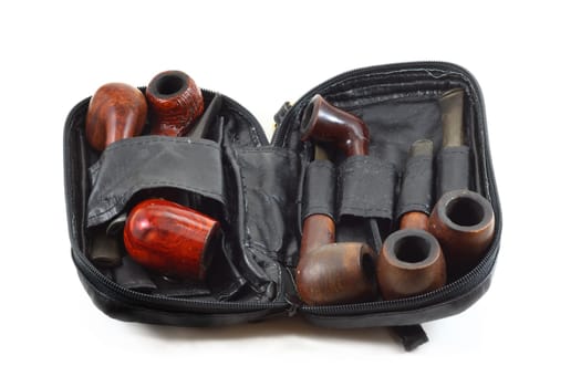 tobacco pipes in the bag