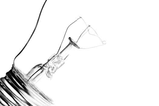 lightbulb abstract macro isolated