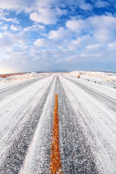 road in winter