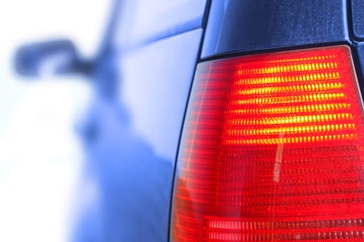 Brake light on passenger cars