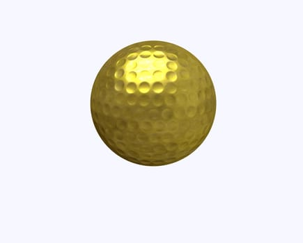 Golden Golf Ball