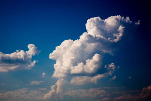 Clouds and blue sky