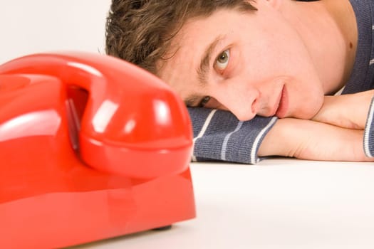 red telephone