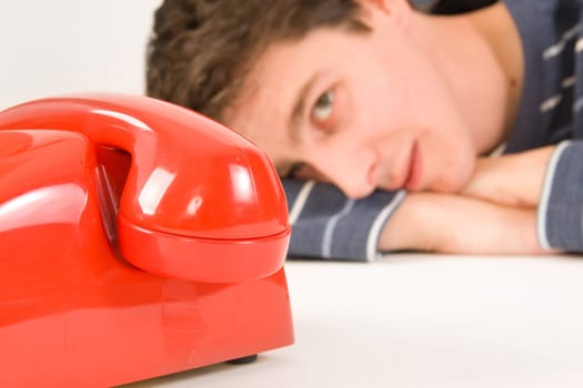 red telephone
