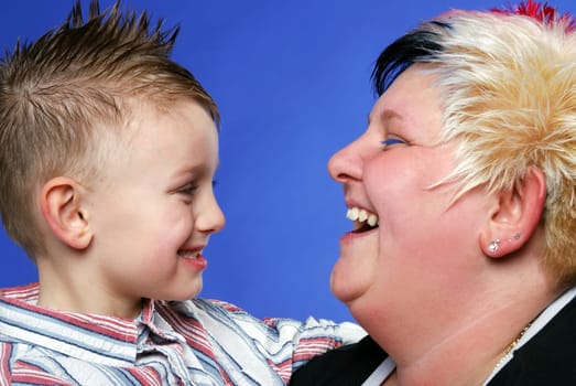Mother and son