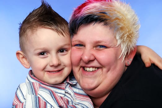Mother and son