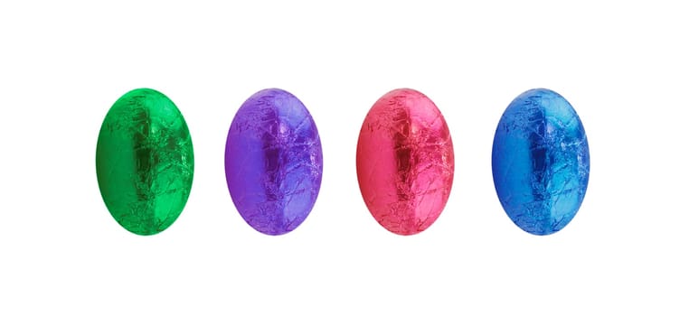 Four Chocolate Easter Eggs