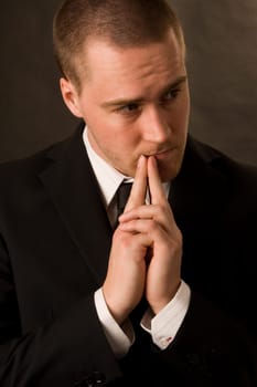 businessman thinking