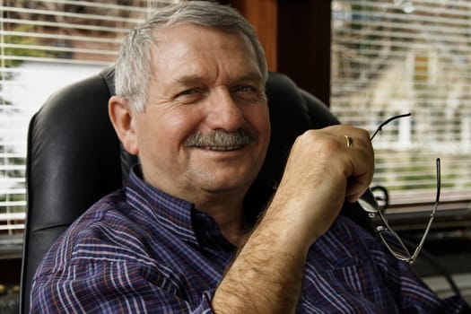 satisfied pensioner