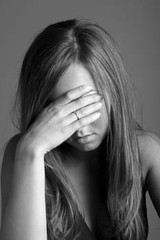 Troubled Young Woman