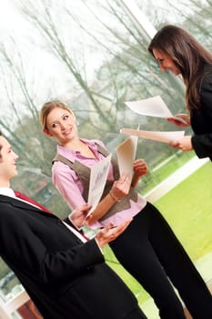 Business team at a meeting