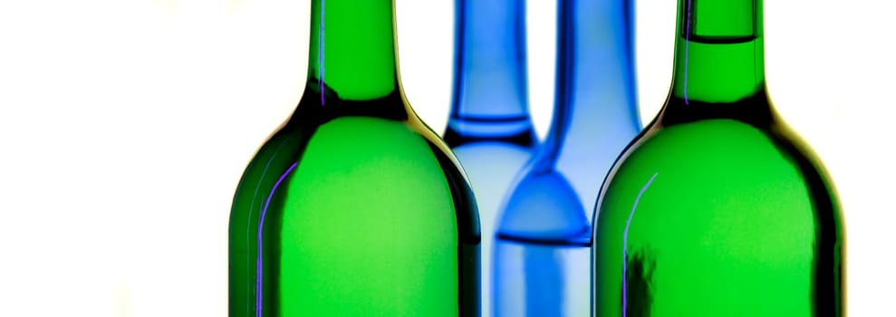 Wine bottles - panoramic format