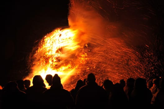 Easter bonfires