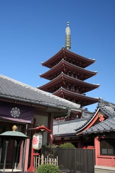 Asakusa temple in Tokyo