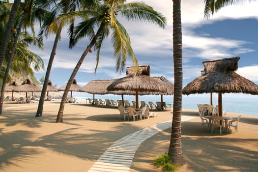 beach huts