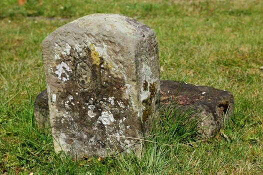 old boundary stone