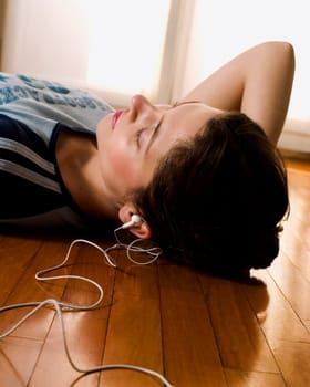 listening to music
