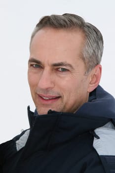 Manager in the snow