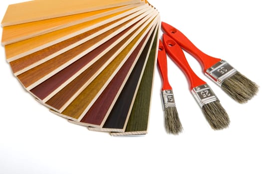 Colour sweeper with pattern colours for wooden floors