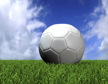 Football on grass