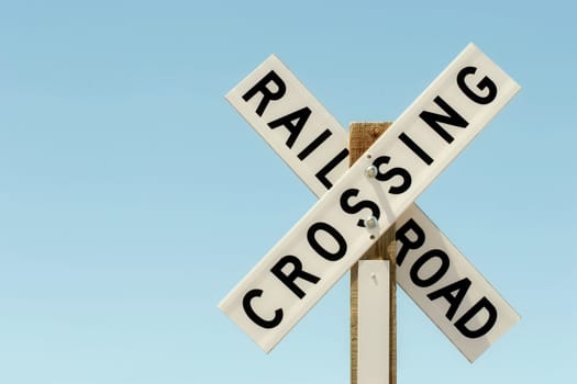 railroad crossing  sign